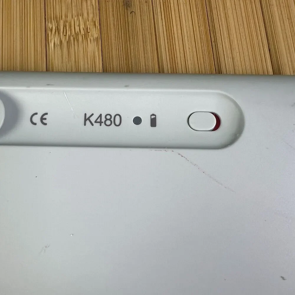 Logitech - K480 Tenkeyless (TKL) Bluetooth Membrane Multidevice Keyboard - White
